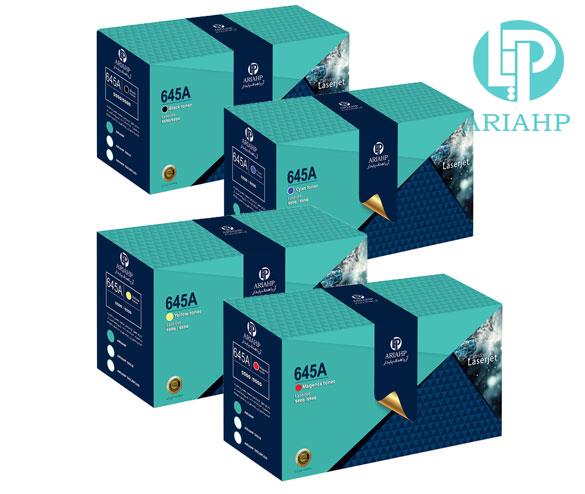 کارتریج لیزری ایرانی آریا اچ پی پک کامل(4 رنگ) 645A	
